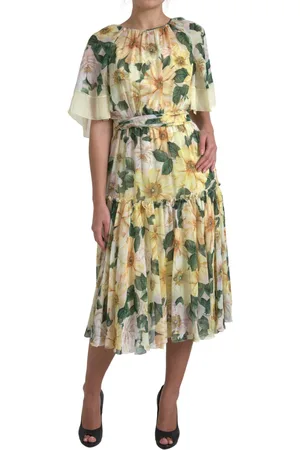 Dolce & Gabbana Maxi-jurk Met Zijden Bloemenprint
