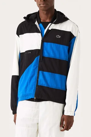 Lacoste Heren Patchwork Effect Jas in Multi