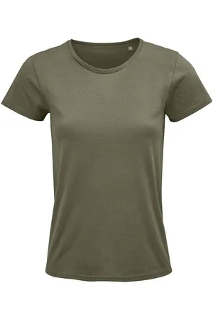 Sols Dames/dames Crusader Organisch T-shirt (Khaki)