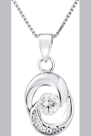 LOVA Fancy hanger zirkonium 925 oxiden wordt geleverd met een ketting aangeboden