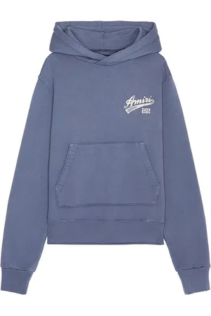 AMIRI 22 logo blauwe hoodie