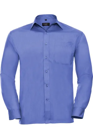 Russell Athletic Russell Collectie Herenshirt met lange mouwen (Bedrijfsblauw)