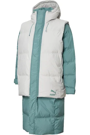 PUMA 2 Set Laag Heren Teal Gewatteerde Jas