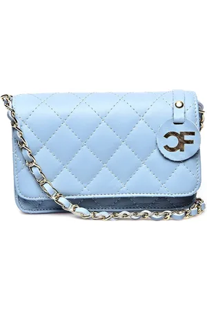 Carla Ferreri Turkoois Rundleer Tas