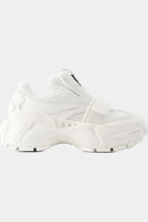 OFF-WHITE Glove Slip On Sneakers - Off White - Leer