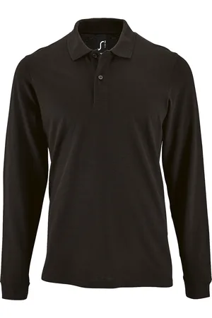 Sols Heren Perfecte Lange Mouw Pique Polo Shirt
