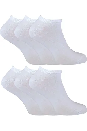 Sock Snob Set van 6 uniseks ademende, katoenrijke sneakersokken