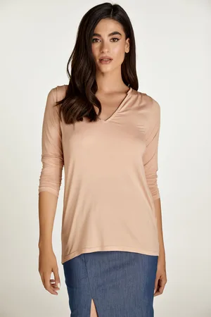 Conquista Stofroze Jersey V Hals Top