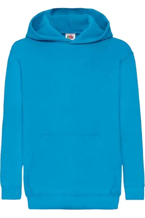 Fruit Of The Loom Kids Unisex Classic 80/20 Hoodie (Azuurblauw)