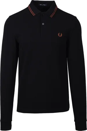 Fred Perry Fredperry Fp Ls Twin Getipt Overhemd Poloshirt