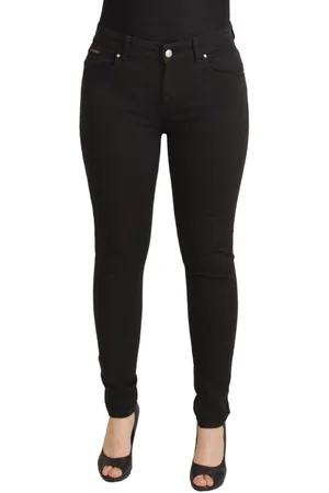 Dolce & Gabbana Skinny Denim Katoenen Jeans Met Middelhoge Taille
