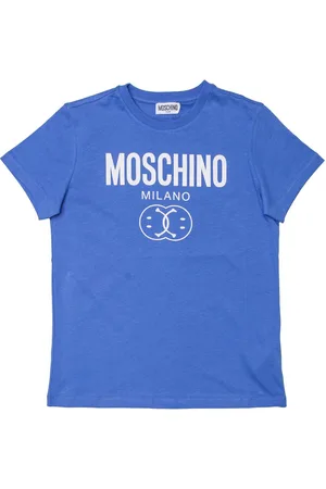 Moschino Double Smiley Logo T-shirt voor jongens in
