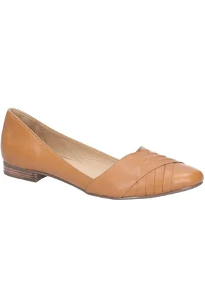 Hush Puppies Dames/dames Marley Ballerina Leder Slip On Schoenen (Tan)
