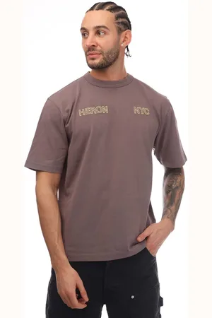 Heron Preston Heren-T-shirt Offroad in geel