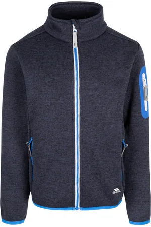 Trespass Jongens Fareham Fleece Jas (Marine)