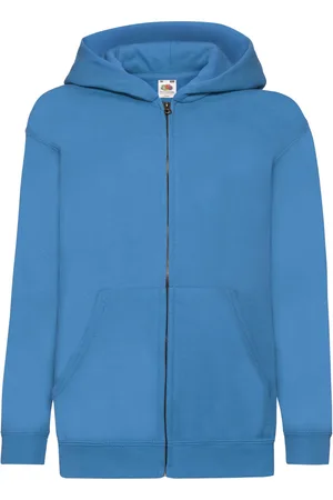 Fruit Of The Loom Kinder/Kids Classic Full Zip Hoodie (Azuurblauw)