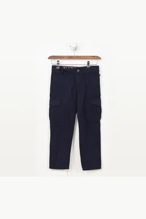 Napapijri K MOAB lange broek met geribde zomen N0YI5G jongen