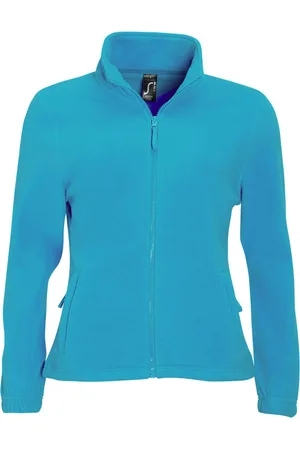 Sols Dames/dames North Full Zip Fleece Jacket (Aqua)