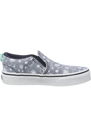 Vans Asher Lage Top Slip-On Canvas Dames Plimsolls 38DSMO2