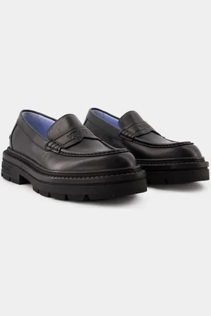 VERSACE Adriano Loafers - - Leer