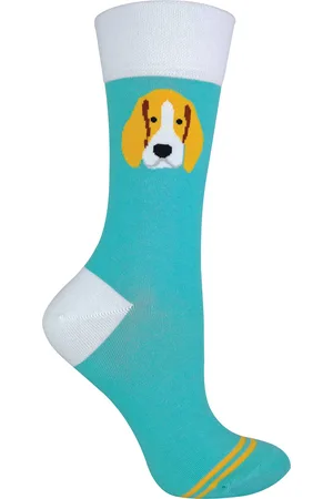 Sock Snob Nieuwigheid katoenen sokken met katten- en hondenpatroon - Brak