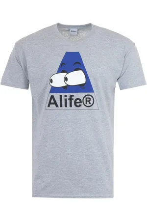 alife kickin Afgeluisterd logo gemêleerd T-shirt