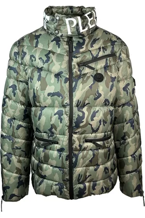 Philipp Plein Padded Bold Logo Camo Jacket