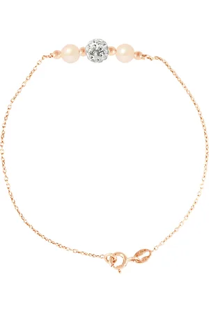 Diadema Ketting armband forçaat en zoetwater cultuur kralen roze 925 roze vergulde