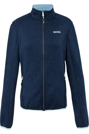 Regatta Dames/Dames Newhill II Full Zip Fleecejack (Marine/Icy Morn)