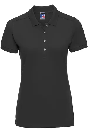 Russell Athletic Russell Dames/dames Stretch Short Sleeve Polo Shirt