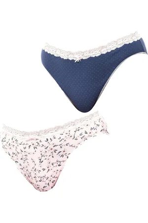 Janira Set van 2 Brislip Coquettes Katoenen Slips JPB1 voor dames