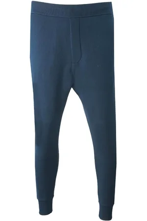Dsquared2 Marineblauwe joggingbroek met esdoornbladlogo