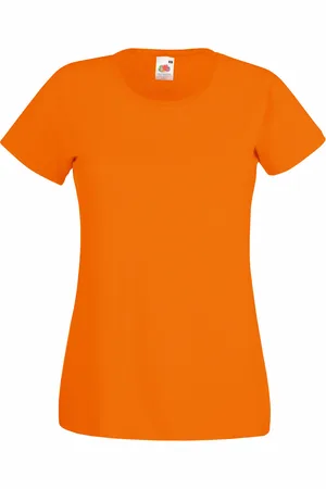 Fruit Of The Loom Dames/vrouwen Lady-Fit Valueweight Short Sleeve T-Shirt (Pak van 5)