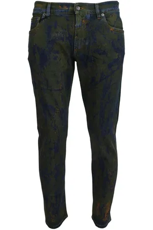 Dolce & Gabbana Prachtige Blauwe Skinny Denim Jeans