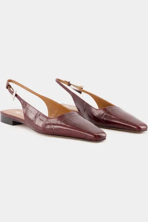 PARIS TEXAS Slingback Bettina 10 - - Leer - Bordeaux
