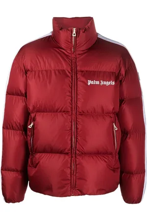 Palm Angels Palm Angel klassieke gewatteerde donsjas met logoprint in