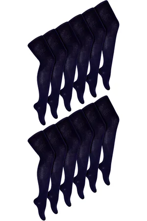 Sock Snob 12 paar ondoorzichtige schooluniformpanty