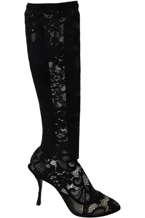 Dolce & Gabbana Kanten Sokken Laarzen Schoenen Pumps