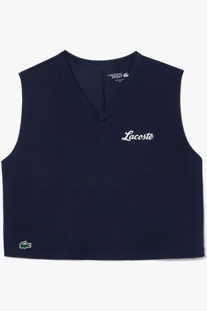Lacoste Dames Sport Ultra Dry Cotton Sport Crop Top in