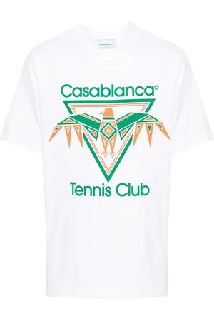 Casablanca Playful Eagle Tennis Club Bedrukt T-shirt in
