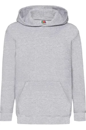 Fruit Of The Loom Kids Unisex Classic 80/20 Hoodie (Heide )
