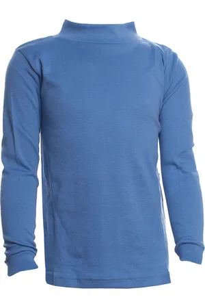 Le Petit Garçon Unisex LPG700 t-shirt met lange mouwen en halve hals voor jongens en meisjes