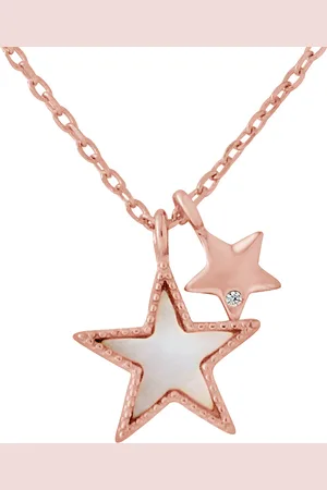LOVA Star Necklace Zirkoniumoxiden zilver 925 vergulde