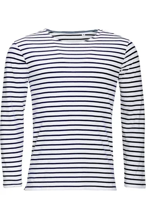 Sols Heren Marine T-Shirt met lange mouwen ( /Zwaar)