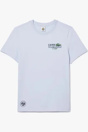 Lacoste Heren Roland-Garros Edition Katoenen Tennis T-shirt in