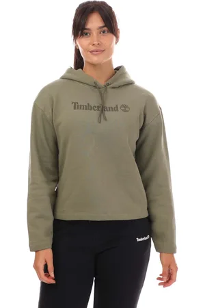 Timberland Dames Northwood Brushback Hoody in Khaki