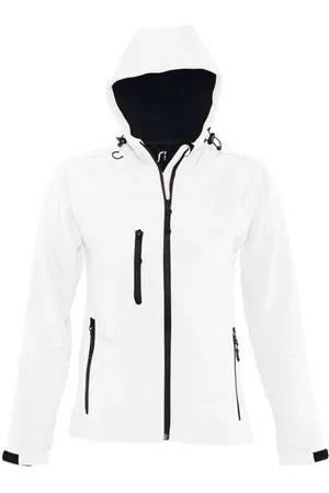 Sols Dames/dames Replay Hooded Soft Shell Jacket (ademend, winddicht en waterbestendig)