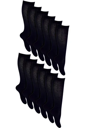Sock Snob 12 paar ademende katoenen kniekousen voor meisjes