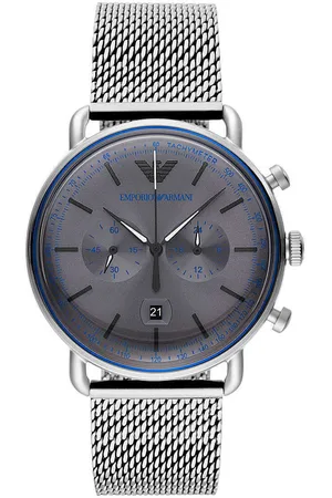 Emporio Armani Stalen Chronograaf Horloge