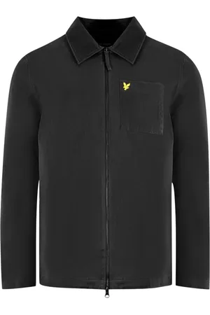 Lyle & Scott Twill Black Overshirt Jacket
